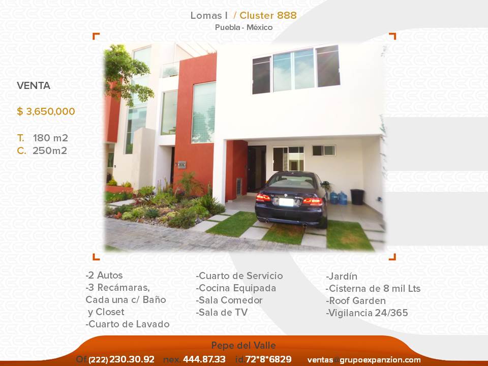 Casa en Venta en Fraccionamiento Lomas de Angelopolis