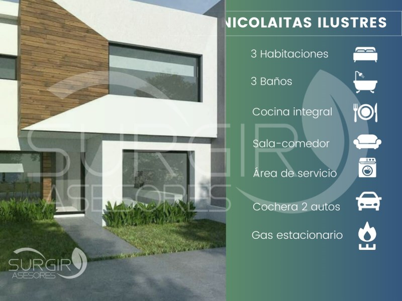 Casa en Venta en Nicolaitas Ilustres