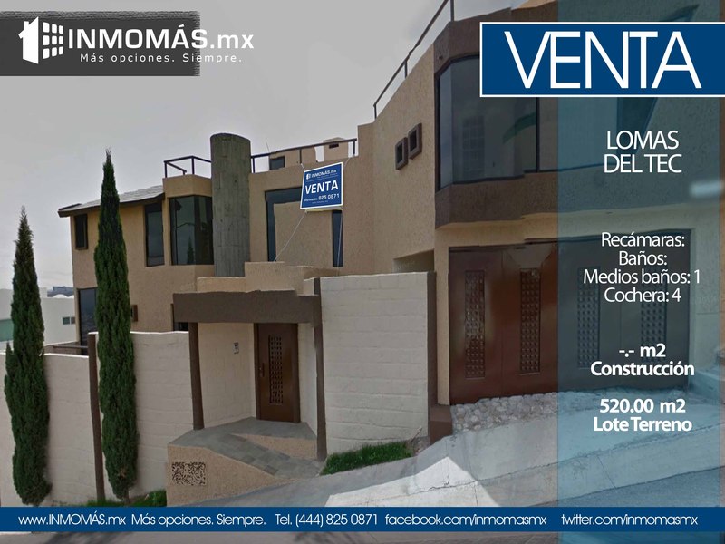 Casas en venta en Lomas del Tecnologico, San Luis Potosi | Inmuebles Lomas  del Tecnologico, San Luis Potosi